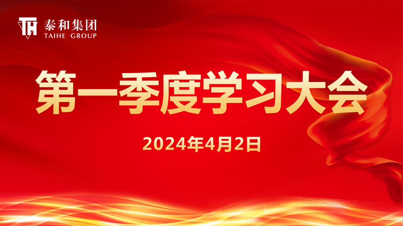 砥砺共前行  谱写新篇章 | 集团公司召开2024年第一季度学习大会